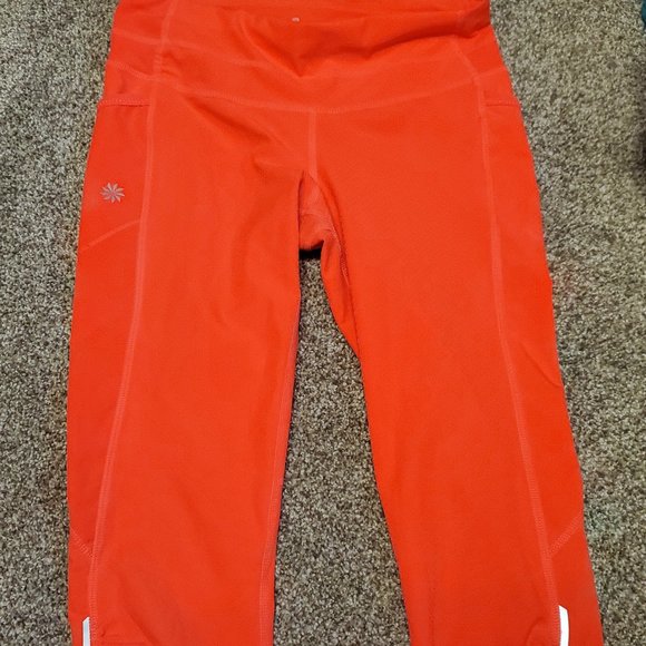 Athleta xxs orange capris - Picture 1 of 1